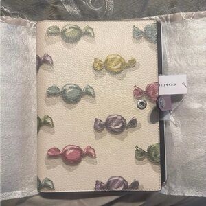 Coach Notebook Candy Print NWT